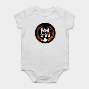Delhi Morcha Fateh - Farmer Protest - Farmers won - Punjab Farmers Baby Bodysuit
